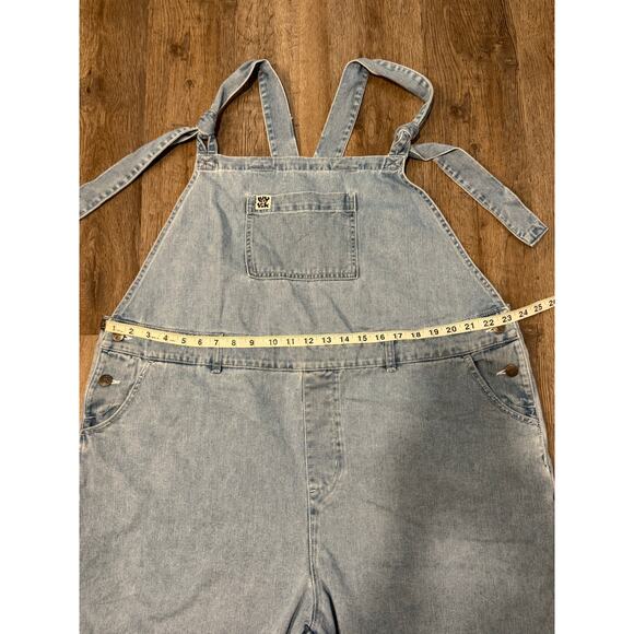 Lucy and Yak Women’s Denim Short Overalls Size 16 - Picture 5 of 7